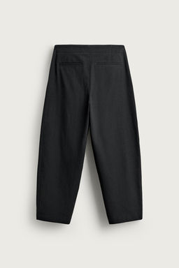 PANTAL?N BALLOON FIT CRUZADO / Negro