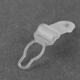 Цена за 12 шт. Застёжка для чулок, 12 мм, 4 шт, цвет прозрачный - Арт узор фото 2