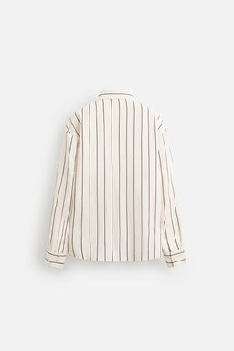 STRIPED FLOWING SHIRT - Zara фото 9