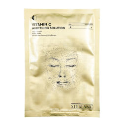 Тканевая маска-сыворотка для лица с витамином С Vitamin C Whitening Solution Serum Mask Steblanc, Корея, 25 г Акция