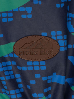 Комбинезон зима зеленосиний