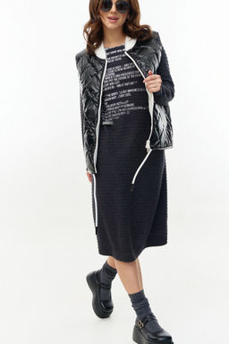 Жилет AVE RARA 1072 черный-глянец  фото 3