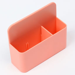 Подставка для маркеров и губок «Двойная», магнитная, универсальная, розовая, 4×12×10 см