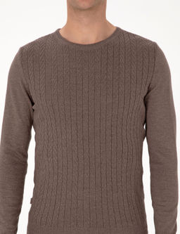 Vizon Slim Fit Bisiklet Yaka Triko Kazak - Pierre cardin фото 6