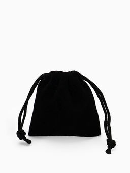 Набор мешочков для украшений подарочных 50 шт. бархатный, 5.5×5.5 см, чёрный