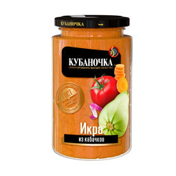 Икра кабачковая ст/б 360г  Кубаночка, , шт