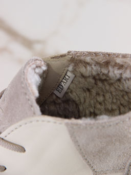 Ботинки 305.927be.Бежевый стар+каменная замша/байка