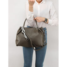 Сумка женская искусственная кожа AUR-081, 1отд+карм/перег, 2плеч/рем, капучино SALE 258891 - Adelia фото 10