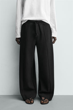 PANTAL?N JOGGER RELAXED FIT COSTURA / Negro - Zara фото 2