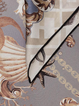 Платок жен. шелк 90х90 E03-8449-19 - Eleganzza фото 2