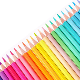 Карандаши 24 цвета, в картонной коробке, шестигранные, деревянные, Пастель, МИКС