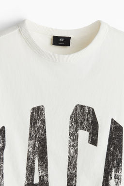 Camiseta sin mangas con motivo estampado Loose Fit - H&m фото 2