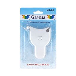 Gamma МТ-06 Рулетка пластик 150 см х 1.5 см в блистере