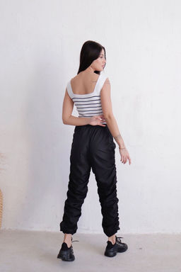 11571 Брюки-джоггеры чёрные - Martichelli фото 7