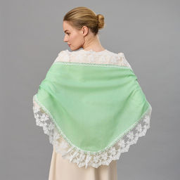 Косынка хлопковая 180 х 110 см - Мастерская ПОКРОВ фото 7