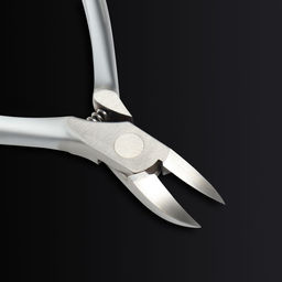 Кусачки педикюрные Premium satin, скрытая пружина, 10,9 см, длина лезвия - 16 мм, цвет серебристый - Queen fair фото 4