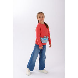 Сумка детская поясная Magiс unicorn на молнии, цвет голубой - NAZAMOK KIDS фото 6