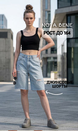 Шорты джинсовые - Nota bene фото 13