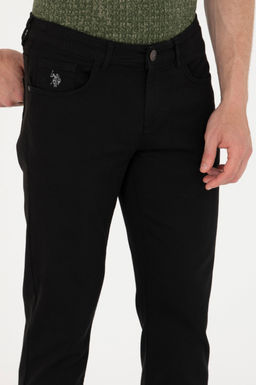 U. S. Polo Assn / Мужские черные брюки из плотной ткани - U.s. polo assn фото 5