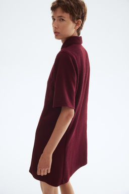 Vestido de boucl? con cuello camisero - H&m фото 6