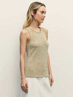 Майка со стразами / Zarina  фото 10