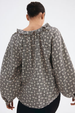 Blusa con cuello de volante - H&m фото 8