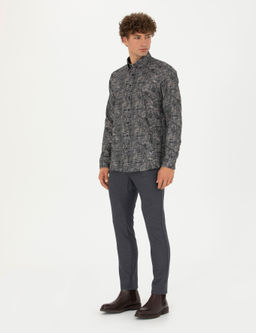 Siyah Regular Fit Uzun Kollu G_mlek - Pierre cardin фото 4