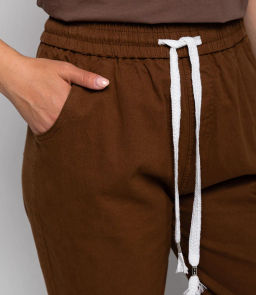 Брюки #КТ2610 (1), коричневый - Dommod фото 5