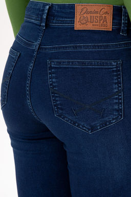 Kad_n Koyu Mavi Toohpick Fit Jean Pantolon