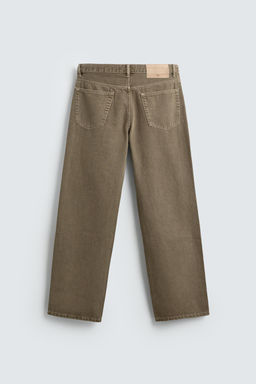 JEANS STRAIGHT FIT / Marr?n / Topo - Zara фото 7