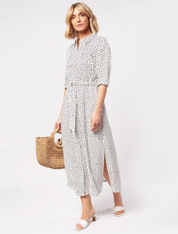 VILATTE / Платье-рубашка из премиальной вискозы