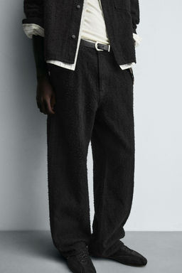 RELAXED FIT JEANS TEXTURE - Zara фото 6