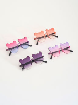 Цена за 2 шт. Карнавальные очки «Мишка» градиент, цвета МИКС