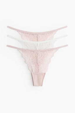 Pack de 3 bragas Thong de encaje - H&m фото 3