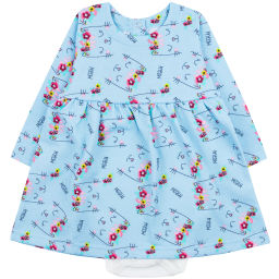 Боди-платье футер 2х нитка начёс 1130300406 - Youlala фото 3