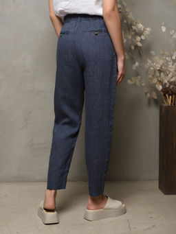 Брюки ЛИГИ 01020O синий-меланж