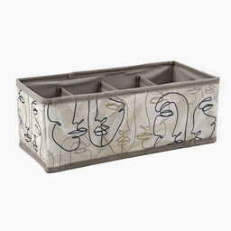 Органайзер для хранения, кофр для белья 8 ячеек Лица, 281610 см - See you home фото 2