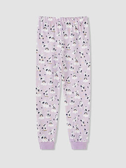 Beli Lastikli Bask?l? K?z ?ocuk Pijama Alt - Waikiki фото 2