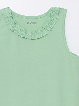 Bisiklet Yaka F?rf?r Detayl? K?z ?ocuk Atlet - Waikiki фото 3