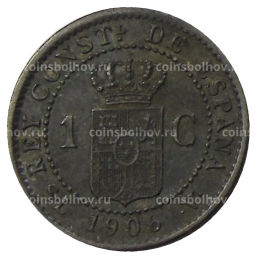 1 сентимо 1906 года Испания
