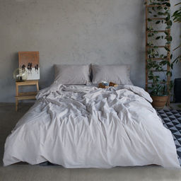 Постельное бельё Этель Полоски 1.5 сп, размер 155х210 см, 160х240 см, 50х70 см -2шт, цвет бежевый, 100% жатый хлопок, 140г фото 2