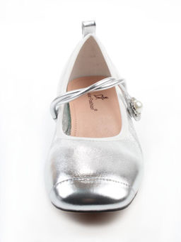 06-B69A-121C GREY/SILVER Туфли женские (натуральная кожа)