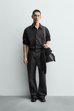 COLOURED DENIM SHIRT