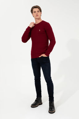 Erkek Bordo Basic Kazak - U.s. polo assn фото 8