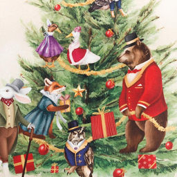 Дорожка на стол Этель Noble Christmas 40х147 +/- 5 см, 100% хл, саржа 190 гр/м2  фото 3