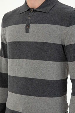 Мужской свитер антрацитового меланжа Неожиданная скидка в корзине - U.s. polo assn фото 7