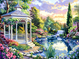 Картина по номерам на холсте и подрамнике 40х50 см