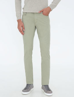 Su Ye_ili Slim Fit Kanvas Pantolon