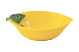 Салатник, 30х22 см, 1,5 л, фарфор P, овальный, желтый, Лимон, Fleurs et Citrons