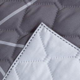 Покрывало «Этель» евро Grey haze, 230×210±5 см, микрофибра